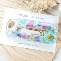 1778＊ハンドメイド♡押し花のヘアクリップ