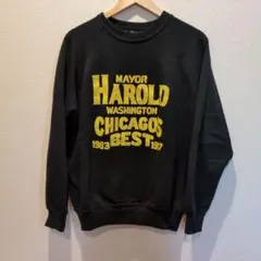Mayor Harold Washington スウェット ブラック USA製のサムネイル