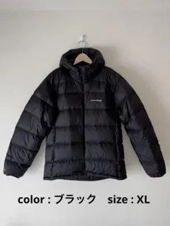 【美品】モンベル ライトアルパインダウンパーカー XL ブラック 26年1月購入