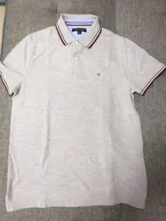 TOMMY HILFIGER グレー ポロシャツ M
