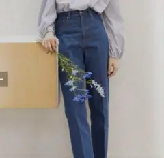 U by SPICK&SPAN ハイウエストデニム　25 松田未来