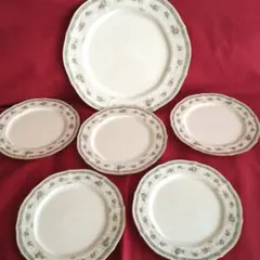 Noritake ノリタケ アイボリーチャイナ レース柄プレート まとめ ノリタケアイボリーチャイナREVERIE花柄オーバルプレート