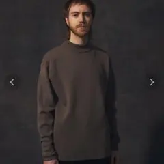 【UNITED TOKYO】ウールミラノリブモックネックニット