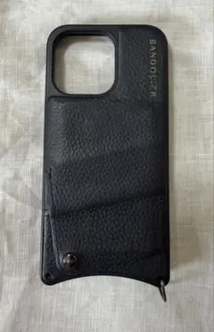 BANDOLIER ブラックレザー iPhone13proケース