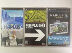 PSP MAPLUS ポータブルナビ 3本セット