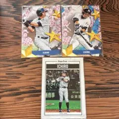 イチロー インサートカード 3枚セット Topps