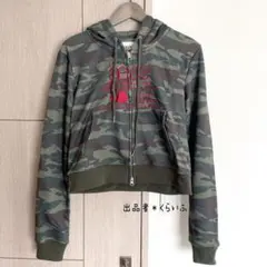 aeae 正規品　カモフラジップパーカー　迷彩 A BATHING APE(アベイシングエイプ) / パーカー/M/コットン
