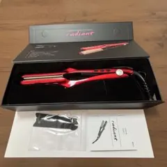 プロ業務用　ラディアント　シルクヘアアイロン　28mm レッド