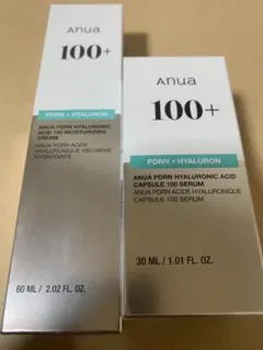 anua ヒアルロン酸 カプセル100セラム+モイスチャライジングクリーム