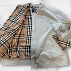 美品✨超希少 90s Burberry スイングトップ ベージュ ノバチェック