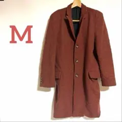 【希少/90s】ポールスミスロンドン チェスターコート テラコッタ 毛100%