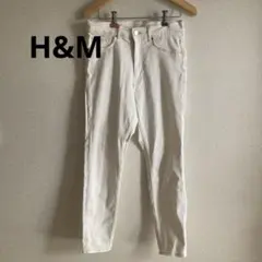 H&M 白スキニーパンツ