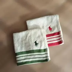 Ralph Lauren タオルハンカチ 2枚セット