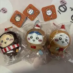 ちいかわ ジンジャーマン マスコット 3点 クリスマス ホリデー