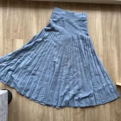 ミラオーウェン ニットプリーツスカート 訳あり