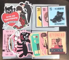 キヨ 15周年くじ H賞 キヨ猫ステッカー コンプリートセット