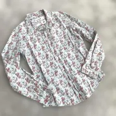 【美品】フランクアンドアイリーン　花柄　シャツ
