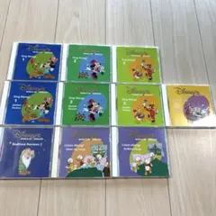 ディズニーワールドイングリッシュ　DWEシングアロング他CD10枚セット