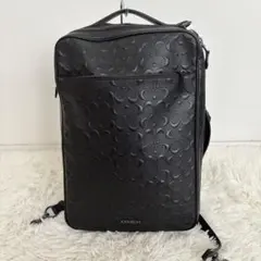 美品 コーチ 3WAY ビジネスバッグ メンズ ショルダー 手提げ リュック 黒 楽天市場】3way ビジネスバッグ（ブランドコーチ）の通販