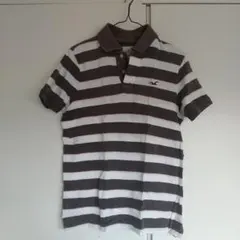Hollister ストライプポロシャツ S