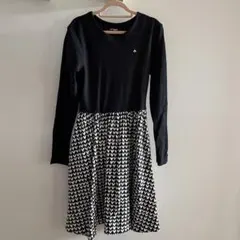 Kate spade ハート柄長袖ワンピース