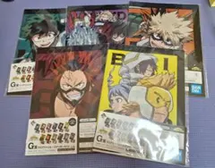 ヒロアカ 一番くじ クリアファイル ステッカーセット