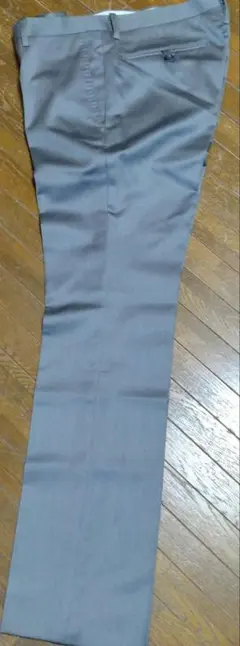 グレー スラックス ウール100%