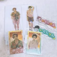 ブルーロック　糸師凛　糸師冴　アクリルスタンド　ミニフォトカード　キーホルダー