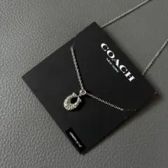 未使用保管品♡COACH ネックレス シグネチャー シルバーカラー 