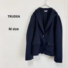 TRUDEA トルディア　テーラードジャケット　M ネイビー　シングルボタンのサムネイル