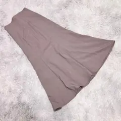 グレイル　ロングスカート　（S）　シンプル　無地　ウエストゴム　裏地有り　洗濯可