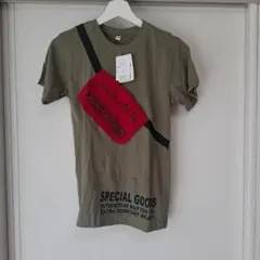 Sunny Smile Tシャツ カーキ 160cm