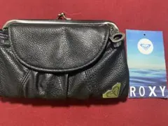 ROXY ブラックレザー三つ折り財布のサムネイル