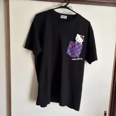 Hello Kitty ポケット付きTシャツ 3L