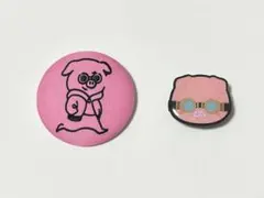 ドズル社 Avail 缶バッジ スリッパのチャームセット （おおはらMEN）