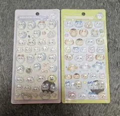 ちいかわ　ボンボンドロップシール　2種類セット　みんなニコニコ　モモンガ　セット