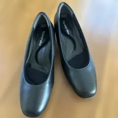 fuwarsku ブラックパンプス 23cm EEEE