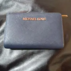 MICHAEL KORS ネイビー 二つ折り財布