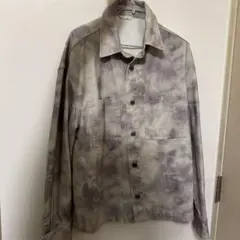 ZARA アブストラクトプリント柄シャツジャケット　M