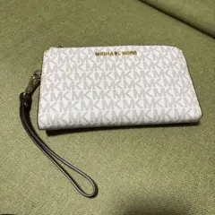 MICHAEL KORS 財布 ホワイト/ベージュ