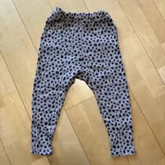 デビロック　　ヒョウ柄 サルエルスウェットパンツ