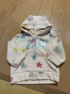 GAP ギャップ　カラフルな星柄フード付きトレーナー　パーカー