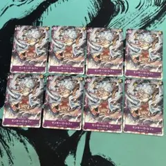 ワンピースカード 8枚セット モンキー・D・ルフィ P-041