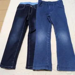 SLAP SLIP/しまむら デニムパンツ　120cm 女の子