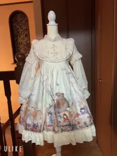 森の童話の少女　M〜L ロリータワンピース