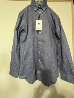 ユニクロ UNIQLO +j チェック柄 ボタンダウンシャツ 新品 初期
