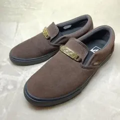 極美品】 ヴァンズ SLIP ON スリッポン V98CF CHN ブラウン - メルカリ