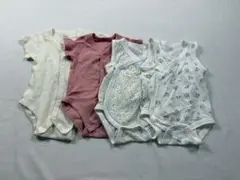 ベビー肌着セット半袖 タンクトップメッシュ　60〜70 春夏
