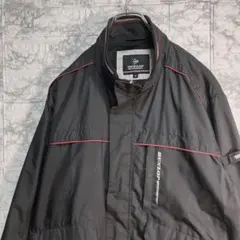 DUNLOP ダンロップ　モータースポーツライン　ブルゾン　赤パイピング