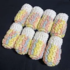 椅子カバー⭐︎イエローカラフル×ホワイト